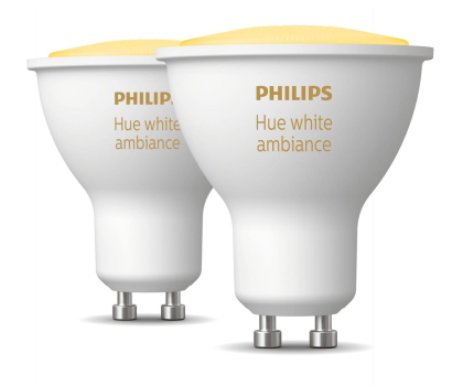 Inteligentne oświetlenie Philips Hue White ambiance Inteligentna Żarówka 2xGU10